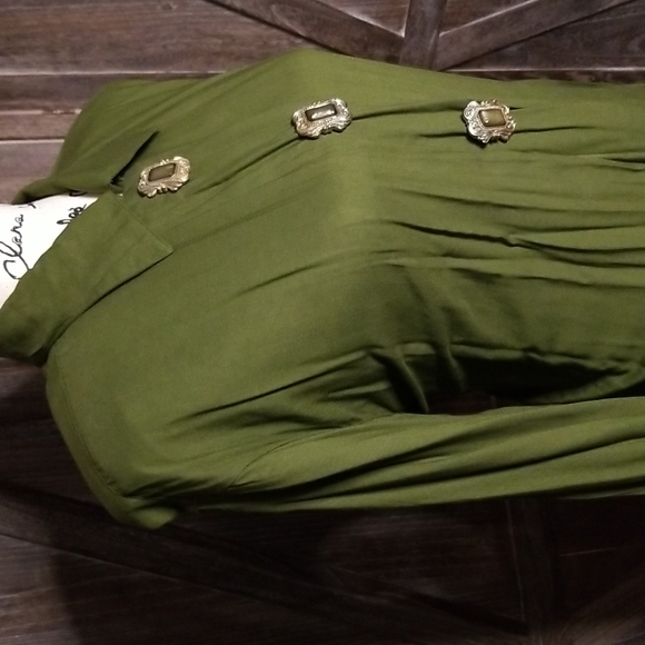 Vintage Koala International Clothing Company-Tunic Button Down Blouse - Picture 6 of 8